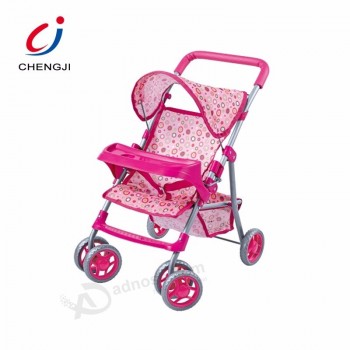 High quality baby toys iron material children trolley doll