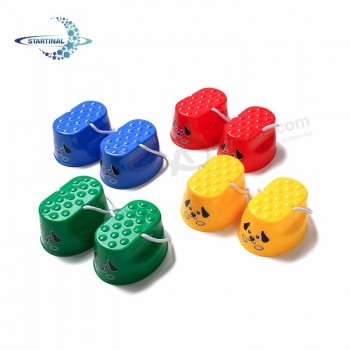 puppy type plastic kids balance jumping stilts