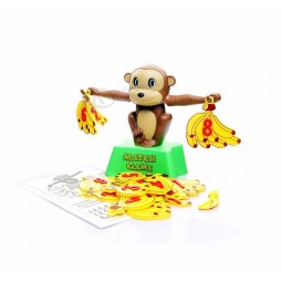 Macaco bonito escalas número jogo de correspondência