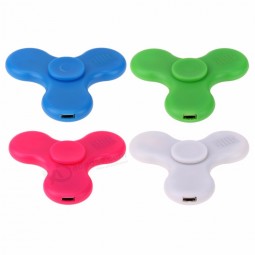 Rechargeable bluetooth finger fidget spinner led spinner à la main