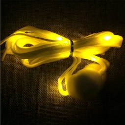 led flashing shoelace/elastic no tie shoelaces for sale