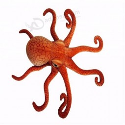 软填充海洋动物现实大章鱼毛绒玩具