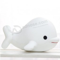 批发高品质可爱软填充玩具海洋动物白鲸毛绒