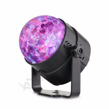 Magische kristall led ball scheinwerfer musiksteuerung projektor licht