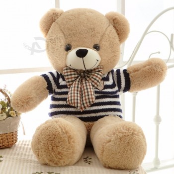 peluches gigantes软东西玩具微笑泰迪熊巨人与毛衣