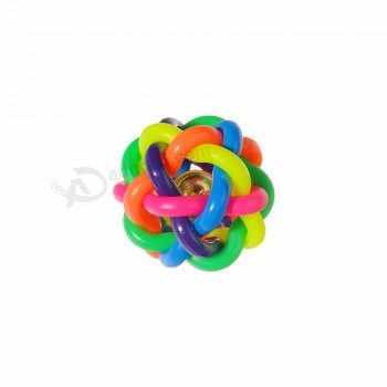 популярная игрушка собаки естественного каучука шарика tinkle pvc для любимчика