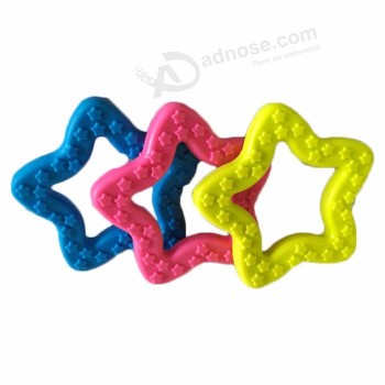 Low Price Dog Toys Pet Flat Pentagram Star Soft Chew Toy