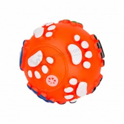 天然橡胶tpr吱吱作响的球狗玩具摆动摇晃傻笑狗球宠物球