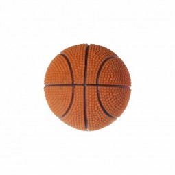 Forma di pallacanestro palla indistruttibile giocattolo per cani in gomma giocattolo per cani