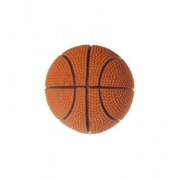 Basket-ball forme chien balle indestructible jouet pour animaux de compagnie caoutchouc balle jouet de formation de chien