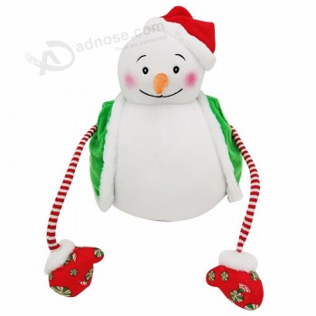 新胡萝卜长鼻娃娃玩具雪人装饰圣诞毛绒