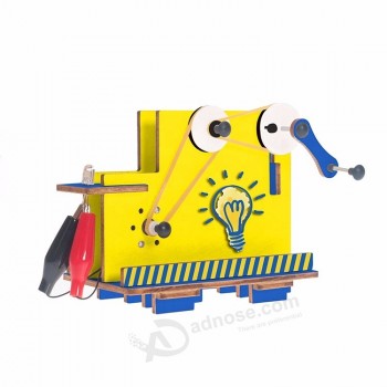 Diy hand generator educatief gereedschap speelgoed op maat