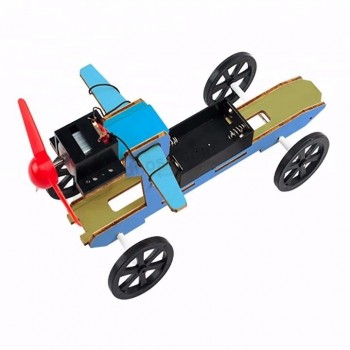 Aangepaste windenergie auto science educatief speelgoed voor kinderen