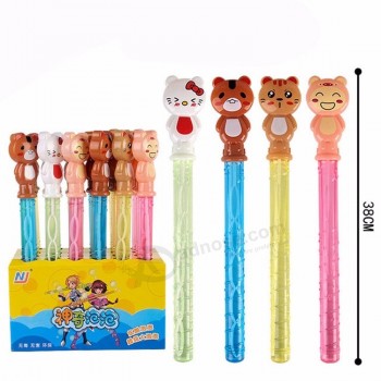 подгонянная дешевая игрушка пузыря ручки пузыря шаржа 38cm дуя для детей