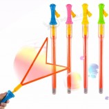 Vendas diretas da fábrica colorido 46 cm cheio de água bolha espada bolha clipe & bubble wand brinquedo para as crianças