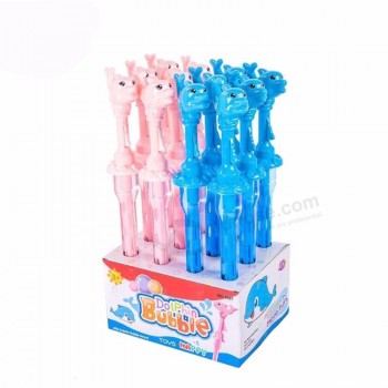 Newest 50CM Cartoon Dinosaur Bubble Tube Western Sword Blowing Bubble Toy For Children