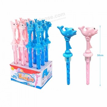 Hot koop 50 cm grote kleurrijke westerse zwaard bubble stick kinderen dolfijn bellenblaas speelgoed