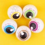 2019 New product Anti-stress Color-printed Eyeball squishy stress ball toys slow rise squishies