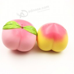 Hot selling PU squishy jumbo juicy peach slw rise scented custom squishy toys for stress reliever