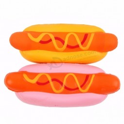 Eua venda quente sweet scented hotdog squishy squeeze brinquedo para a educação precoce das crianças