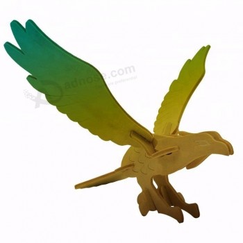 Promotie eenvoudige adelaar model houten kind speelgoed