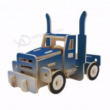 трейлер модель пазл 3d деревянная поделки сборка машин игрушки на заказ