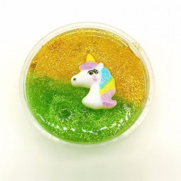 2019 new product mixed color ocean crystal mud Christmas slime anti-stress plasticine toys