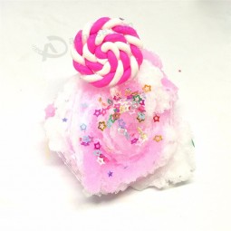 wholesale lollipop shape slime crystal mud plasticine venting toy DIY slime