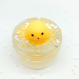 Lento aumento de pollito de cristal barro limo venting juguete gran regalo para los niños