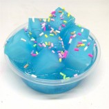 Prix ​​usine fruit transparent cristal boue slime argile flocon de neige poke jouet de boue pour les enfants