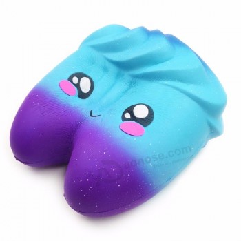 Pu espuma fábrica de juguetes jumbo galaxy emoji dientes lento aumento squishy