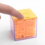 Intellect Toy Educational 6cm Plastic 3D Handheld Cube Maze Game Toy For Relax Kids Play