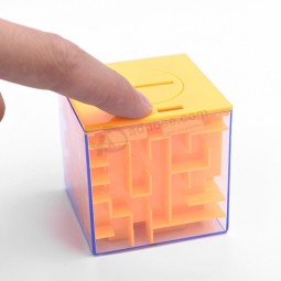 智力玩具教育6厘米塑料3d手持立方体迷宫游戏玩具放松孩子们玩