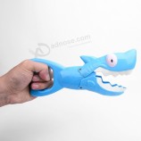 New Arrival Blue 23x9x5.5Centimetro Plastic Shark Hand Puppet Manipulator Shark Bite Toy For Baby Toy
