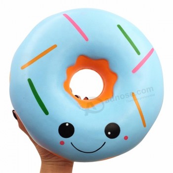 Ciambella sciocca squishy divertente jumbo lento aumento donut stress giocattoli personalizzati