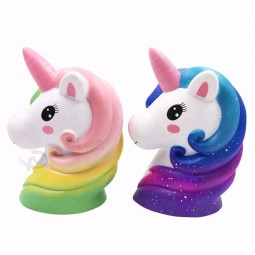Squishy unicorno pu giocattolo antistress kawaii squishy