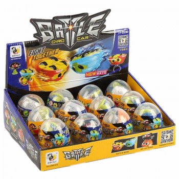 Plastic Battle Car Gyro Spinning Top Toys For Kids