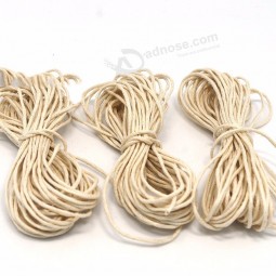 Bebê mordedor acessórios diy cordão de algodão encerado linha de fio de corda