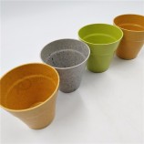 home and garden decoration bamboo fiber flower pot garden planter