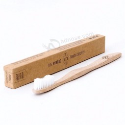 Natural 100% Biodegradable bpa free bamboo toothbrush