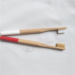 Soins dentaires buccaux fibre bpa brosse à dents soies de bambou avec logo