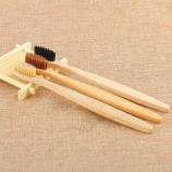 100% Bamboo Toothbrush Wood toothbrush Novelty Bamboo soft-щетина capitellum бамбуковое волокно