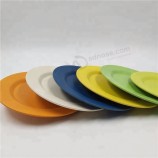 Good quality 16cm bamboo fiber round plate