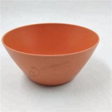 natural eco-friendly colorful salad bamboo fiber bowl