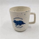 Tasse en bambou de dessin animé pour enfants avec poignée