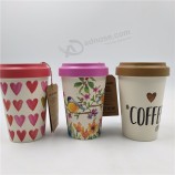 eco-friendly plant fiber biodegradable  bamboo fiber coffee cup