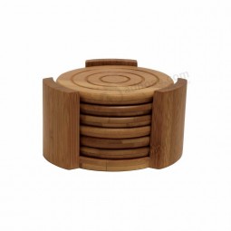 Holder Blank Wooden Absorbent Tea Coaster Wood