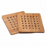 Bambú mdf tamaño estándar taza vino mesa bebida coaster madera