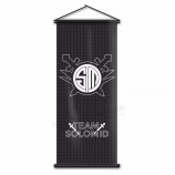 Gaming Club Decor Fans Gift TSM Wall Flag Hanging Poster Sword Scroll Flag Banner for Halloween Christmas 45x110cm