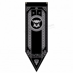 Game of Thrones Night's Watch Tournament Banner Digital Printed Three Eyed Crow Advertising Flag For Kids Students Fans 50x150CM